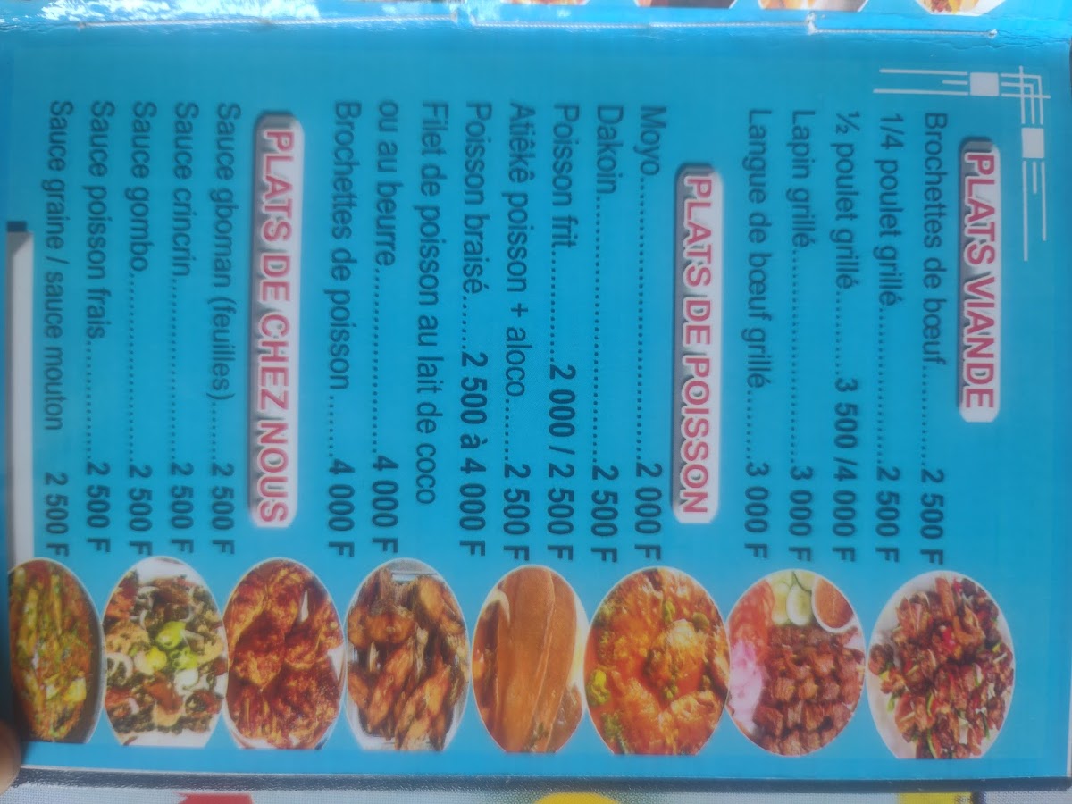 Menu Chez Chef Paterne-1